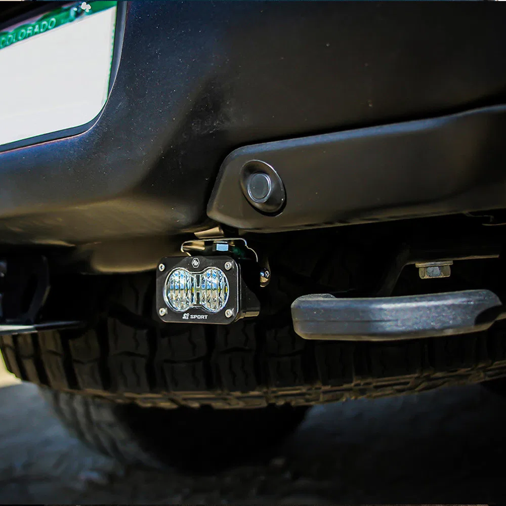448052 – BAJA DESIGN Backup Light - LED, Bumper Mount Set Of 2 Clear Bulb Black Housing Led Bulb